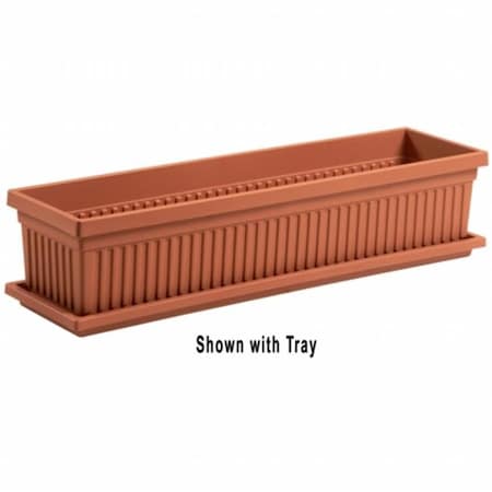 Myers Industries Inc Myers Industries Inc AKRVNP30000E35 Akro 30 in. Venetian Flower Box Clay AKRVNP30000E35
